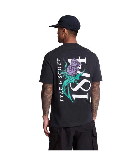 T-shirt Style Chardon Homme Noir Lyle & Scott