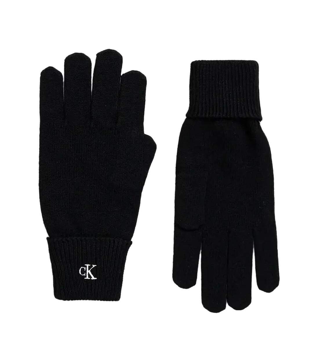 Gants noir homme calvin klein jeans gloves lv14d8019g-1