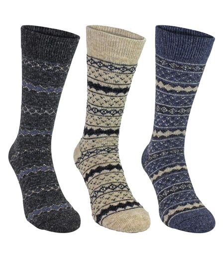 6 Pairs Mens Thick Alpaca Durable Boot Socks