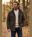 Parka Saharienne Winchester Marron à Carreaux – Doublée & Multi-poches-1