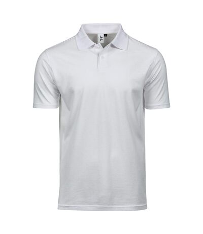 Polo power homme blanc Tee Jays