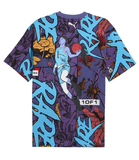 Mens Melo Phoenix Oversized T-shirt Multicoloured Puma