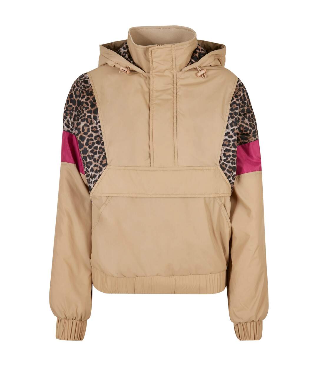 Veste Motif/style Imprimé Léopard Femme Beige Bordeaux Urban Classics-1
