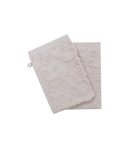 Lot de 2 Gants de Toilette Esprit de Campagne 15x21cm Lin