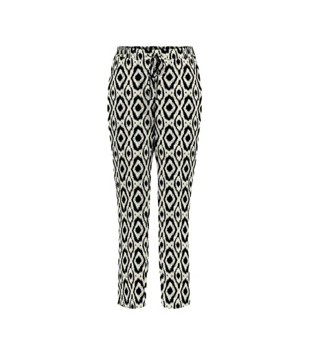 Pantalon Noir/Beige à Motifs Femme Only 15222230 - 34