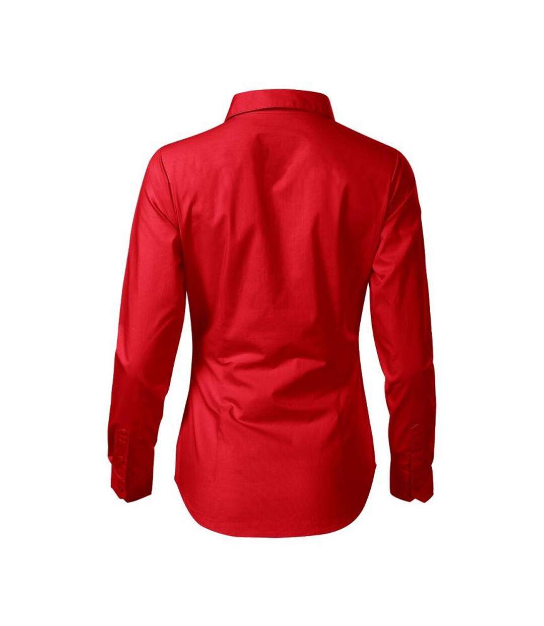 Chemisier Manches Longues Style Femme Rouge Malfini-2