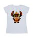 Disney Femme/Les femmes Lilo & Stitch Pumpkin Costume Cotton T-Shirt (Blanc) - UTBI26031-1