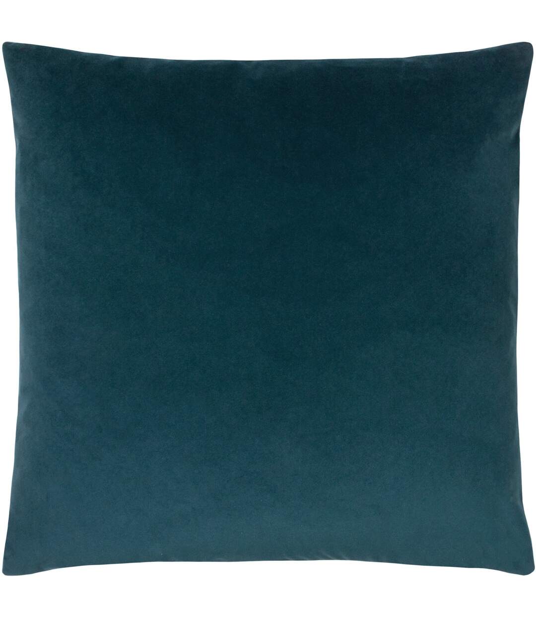 Sunningdale velvet cushion cover 50cm x 50cm kingfisher blue Evans Lichfield-1