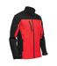 Mens Cascades Soft Shell Jacket Bright Red Black Stormtech-3