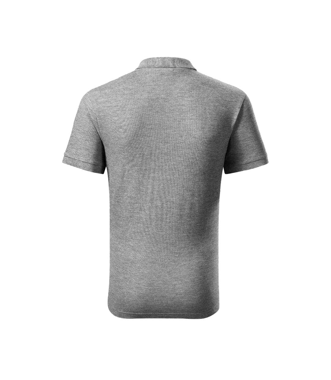 Polo Homme Gris Argenté Malfini-2