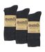6 Pairs Mens Plain Coloured Cotton Rich Ribbed Dress Socks-2
