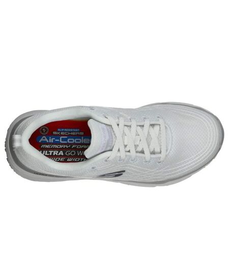 Womens/ladies max cushioning elite sr safety shoes white Skechers