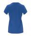 Womens/ladies capri short-sleeved t-shirt royal blue Roly