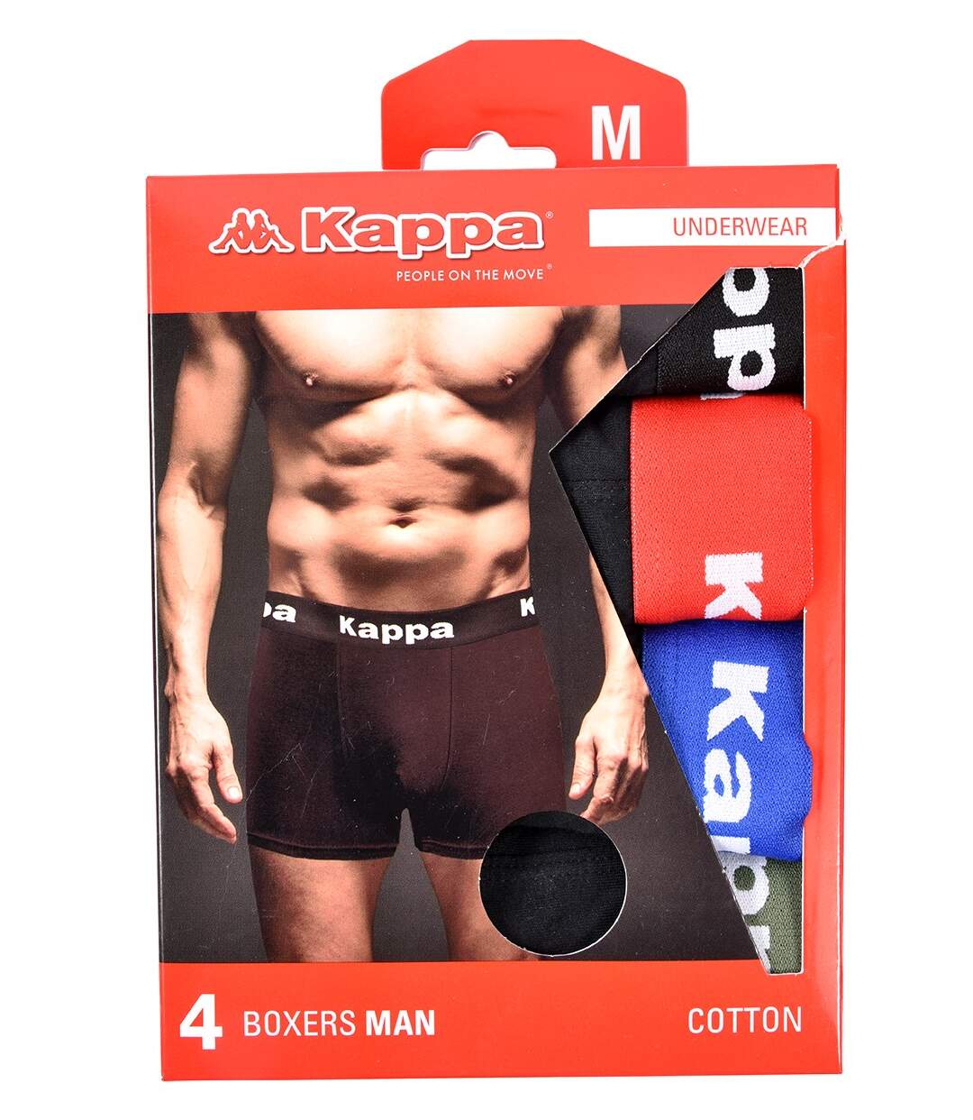 Boxer homme KAPPA Pack de 4 Boxers 0598