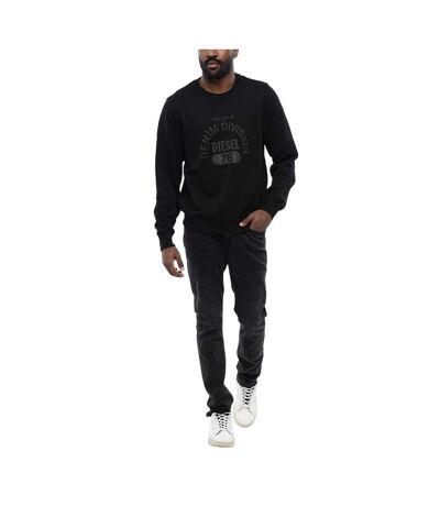 Sweat Motif/style Logo Division Adulte Noir Diesel