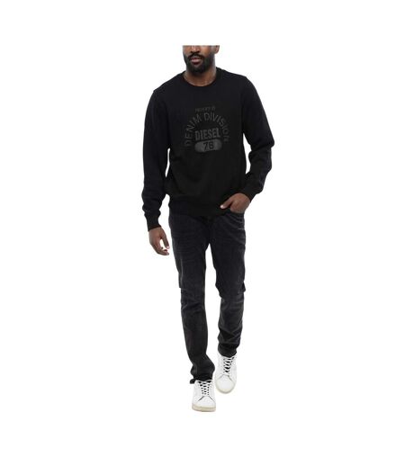 Sweat Motif/style Logo Division Adulte Noir Diesel