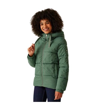Womens/ladies Arilie Quilted Jacket Dark Forest Green Regatta