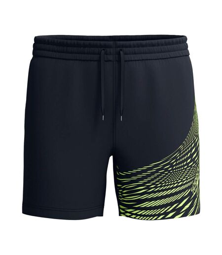 Short De Bain Medley Homme Noir Jaune Speedo