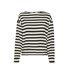 T-Shirt Manches Longues Noir/Blanc Femme Vero Moda Palma - L