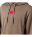 Mens Cotton Blend Pullover Hoodie Medium Grey Hugo-4
