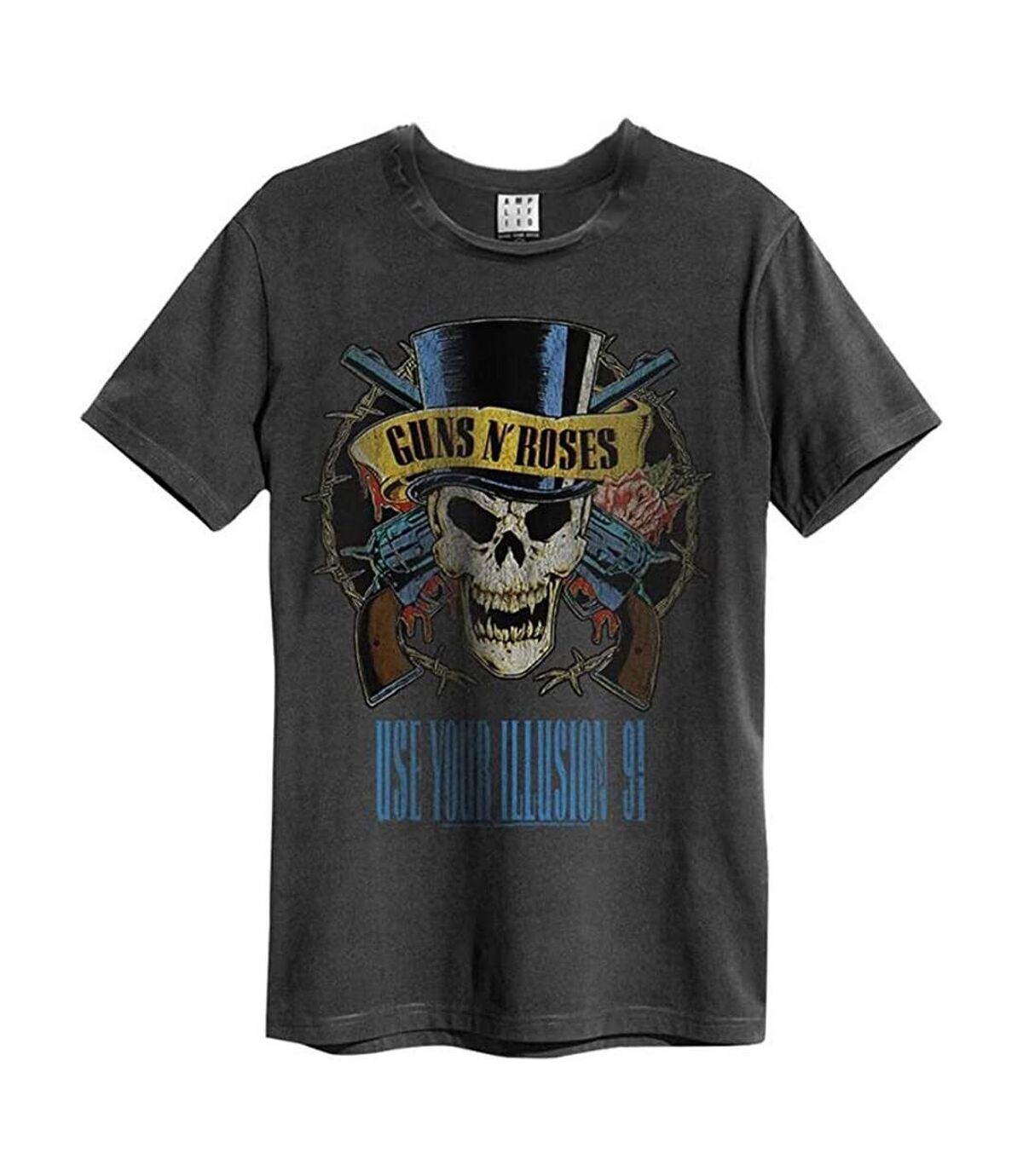 Guns N Roses - T-shirt USE YOUR ILLUSION - Adulte (Anthracite) - UTGD887