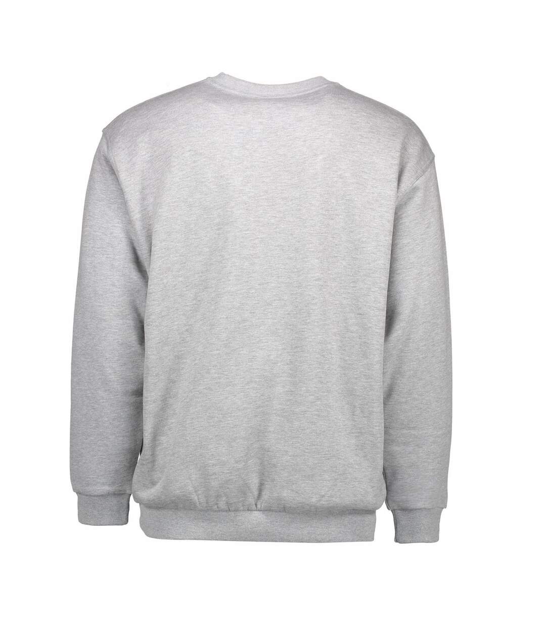 ID Unisex Classic Round Neck Sweatshirt (Grey melange) - UTID275-2