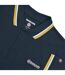 Polo Homme Bleu Marine Blanc Marron Clair Jaune Or Lambretta-4