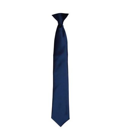 Premier Unisex Adult Satin Tie (Navy) (One Size) - UTPC6346