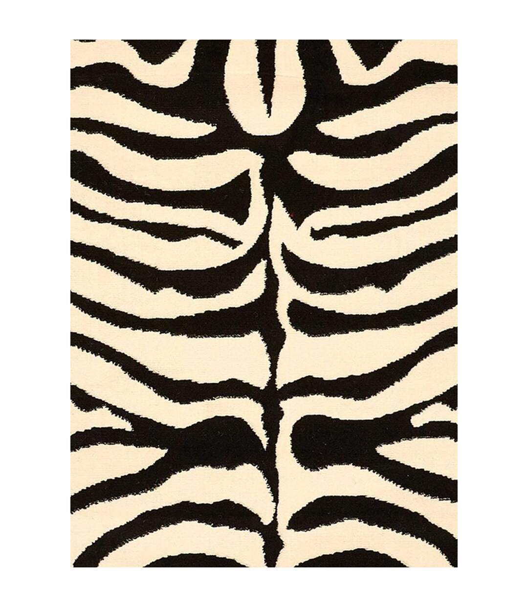 Tapis salon et chambre tissé motif animaux AF1 ZEBRE