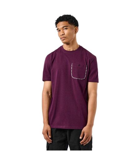 T-shirt Style À Carreaux Sutton Homme Rose Baie Weekend Offender