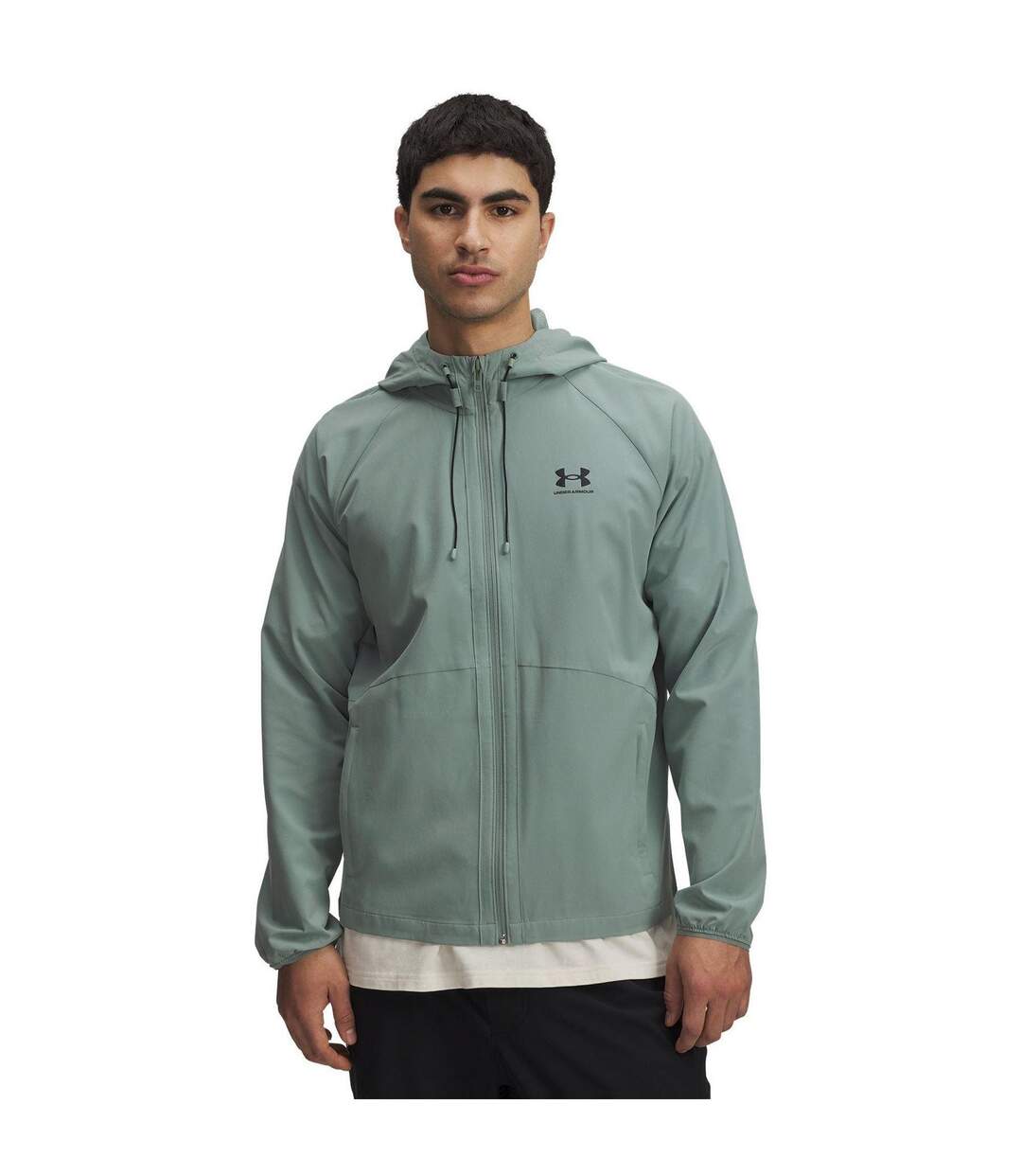Coupe-vent Motif/style Uni Homme Vert Bleu Under Armour-1