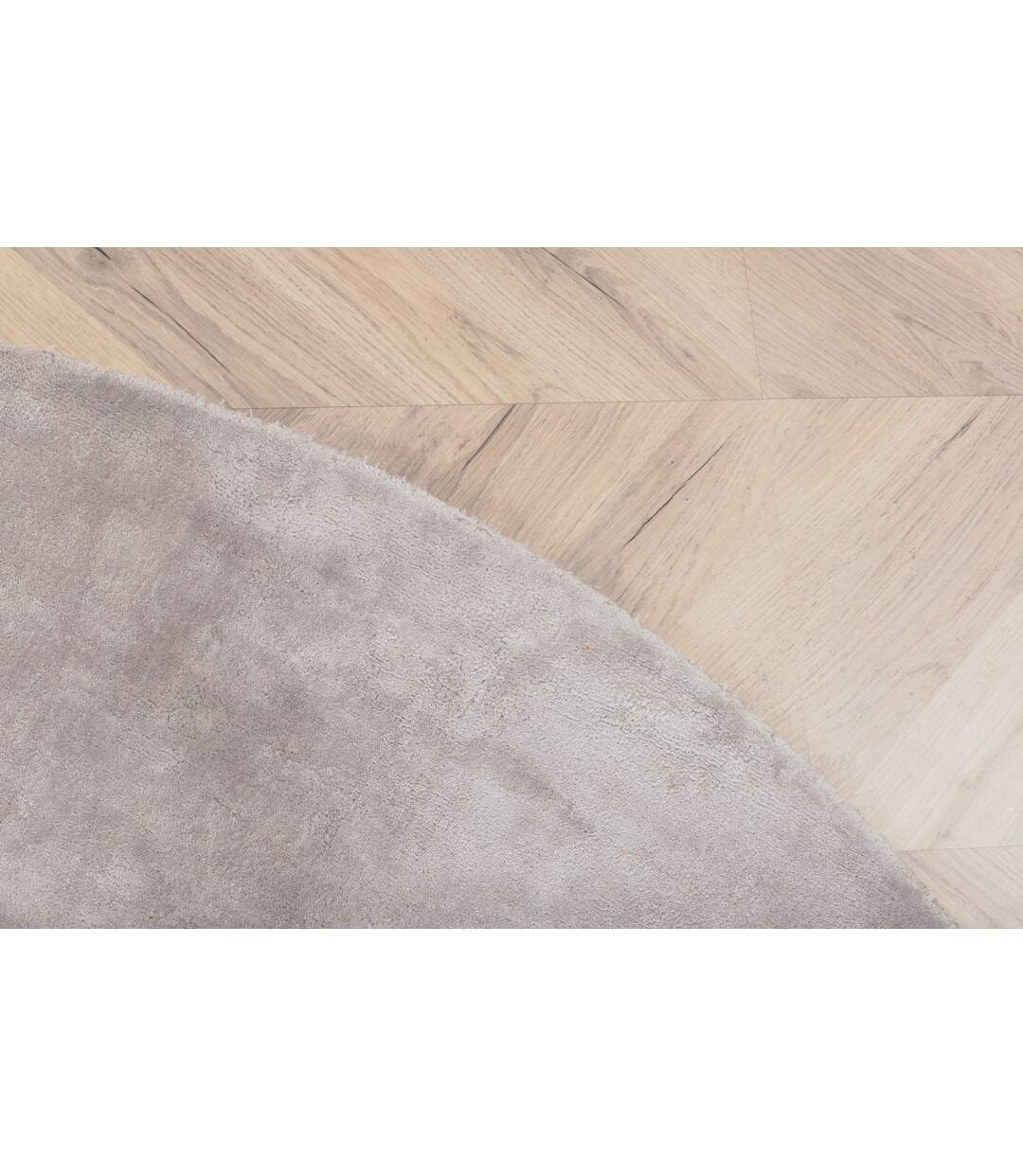 Tapis Déco Rond Indra 200cm Argent-4