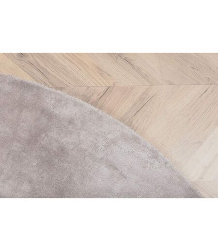 Tapis Déco Rond Indra 200cm Argent