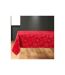 Nappe Imprimé Métallisé Pampille 150x300cm Rouge & Or-1