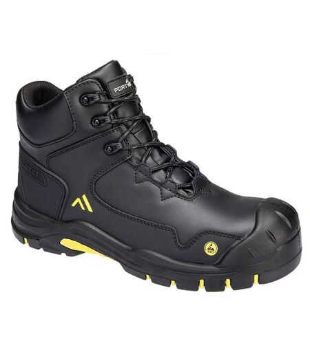 Bottes mi-hautes adulte noir / jaune Portwest