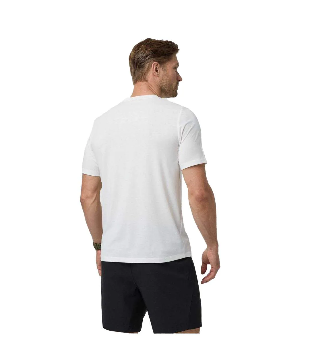 Mens Current Performance T-shirt White Vuori-3
