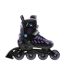 Childrens/kids Wonton Inline Roller Skates 6.5 Uk-9 Uk Black Violet Coolslide-1