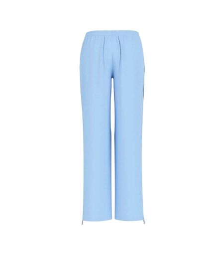 Womens/ladies Relaxed Fit Joggers Floral Blue Guess