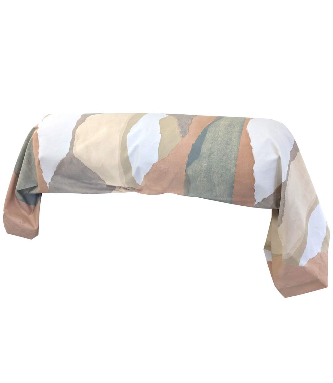 Taie de traversin percale de coton LAND CRAIE-1
