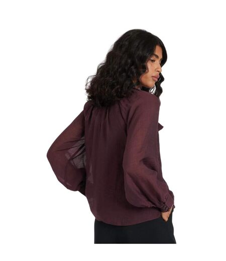 Blouse Manches Bouffantes Femme Rouge Nobody´s Child