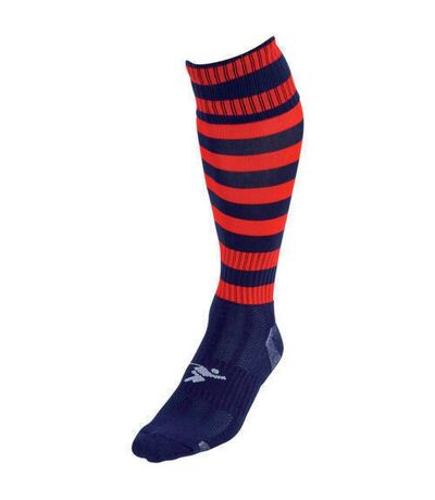 Unisex adult pro hooped football socks navy/red Precision
