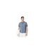 Mens Monogram Jacquard Classic Polo Shirt Blue Lacoste-1