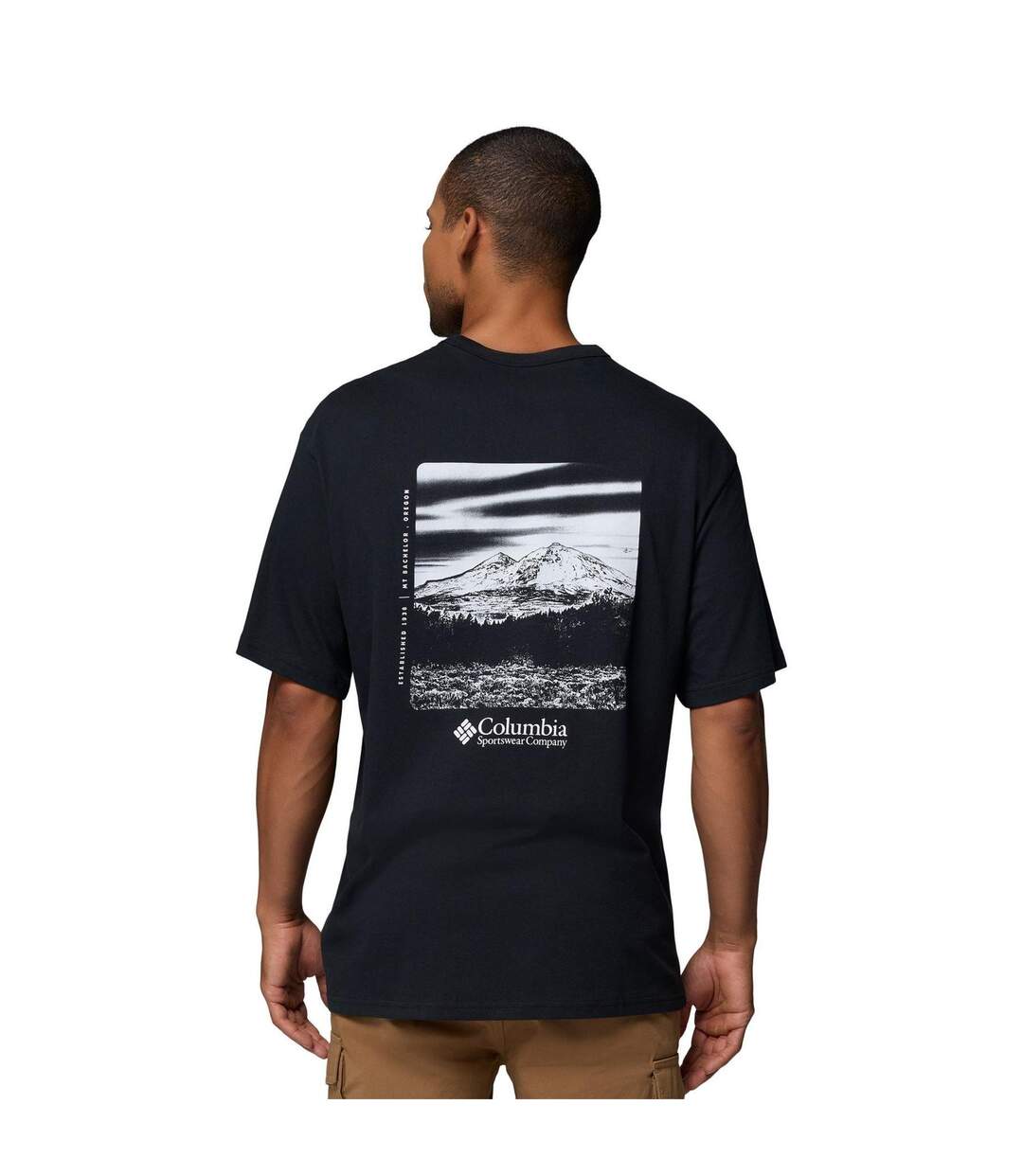 Mens Csc Mountain Heavyweight T-shirt Black Columbia-3