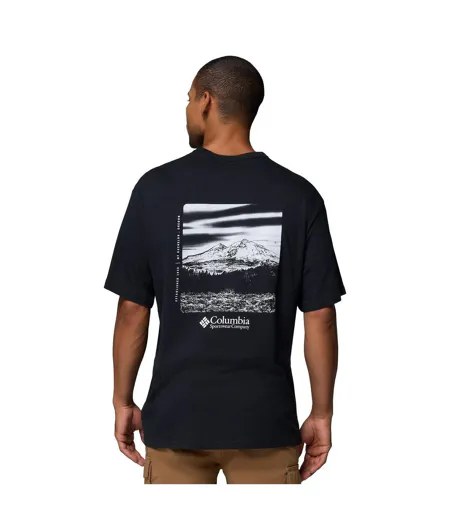 Mens Csc Mountain Heavyweight T-shirt Black Columbia