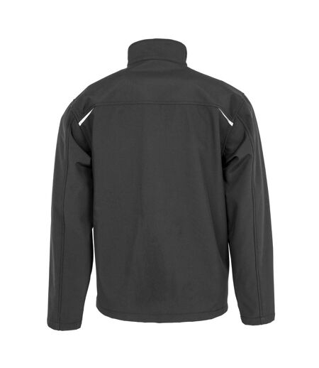 Result Genuine Recycled Mens Soft Shell Jacket (Black) - UTPC4205