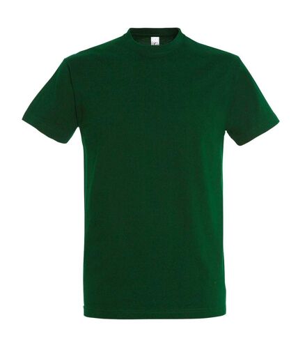 T-shirt manches courtes - Mixte - 11500 - vert bouteille