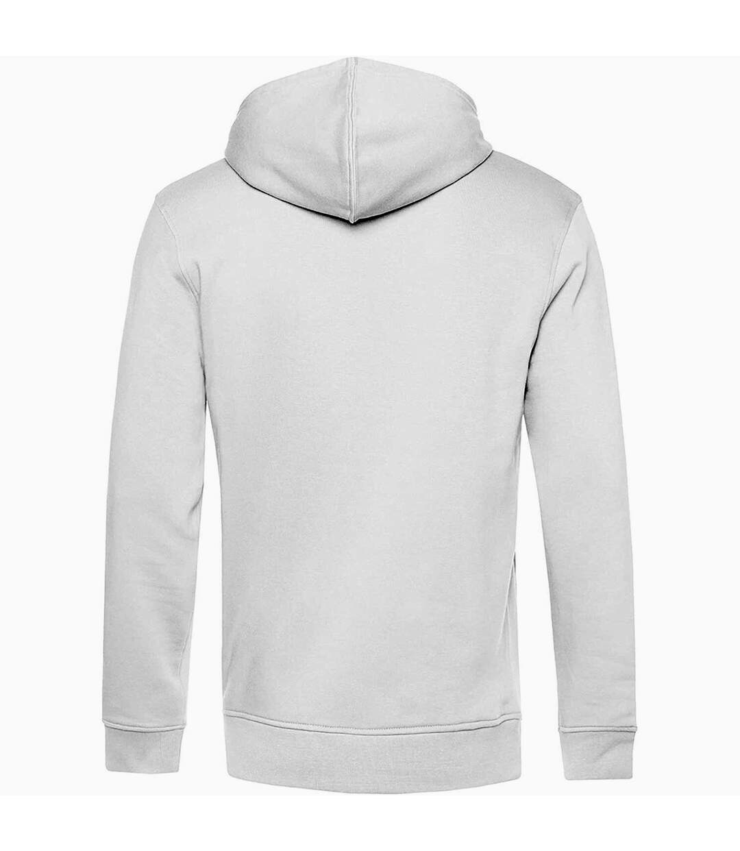 B&C Sweat à capuche zippé biologique pour hommes (Blanc) - UTRW8037