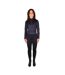 Womens/ladies elevate allure base layer top navy/gunmetal grey Hy-1