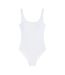 Womens/ladies Textured Sweetheart One Piece Swimsuit White Chelsea Peers-2