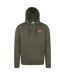 Mens Reach The Summit Grid Hoodie Khaki Green Mountain Warehouse-1